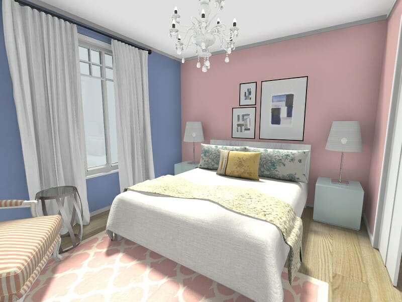 bedroom pink decorating spring walls rose decor quartz serenity roomsketcher colors inspire tranquil combine sunrise warm inspired create