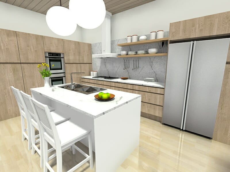 7 kitchen layout ideas that work | roomsketcher blog
