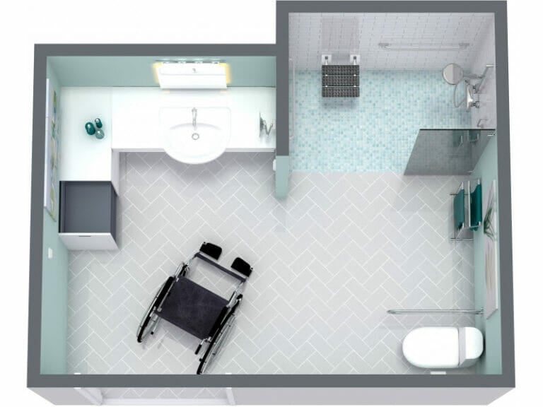 Roomsketcher Blog 9 Ideas For Senior Bathroom Floor Plans