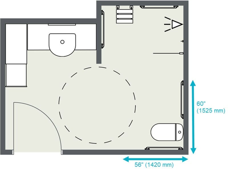 Roomsketcher Blog 5 Tips To Consider When Designing Your Accessible Bathroom