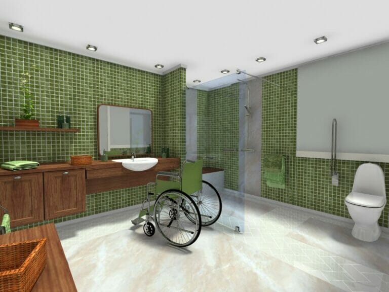 Accessible Bathroom, Wheelchair Accessible Bathrooms Design