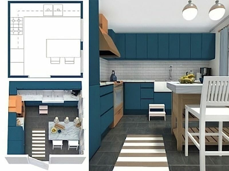 Kitchen Planner Software - Plan Your Kitchen Online - RoomSketcher