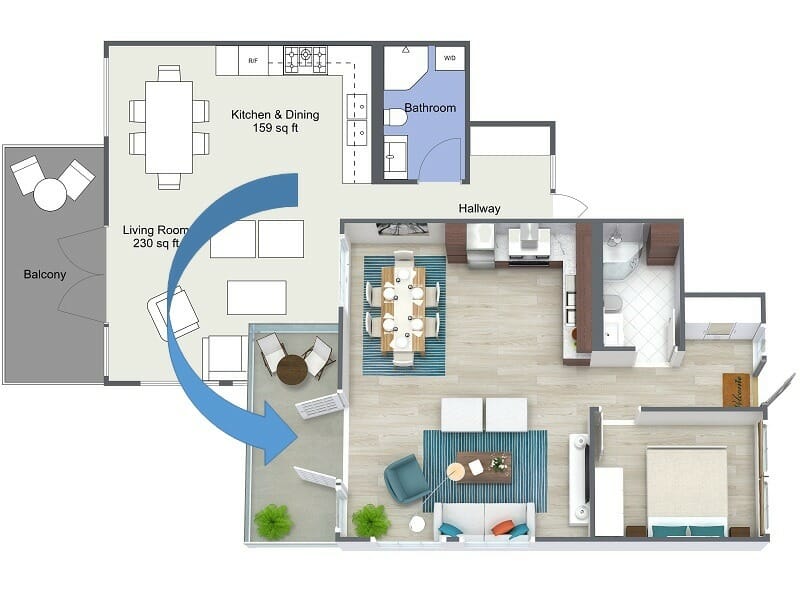 Floor Plan Roomsketcher, How Draw House Plans Free