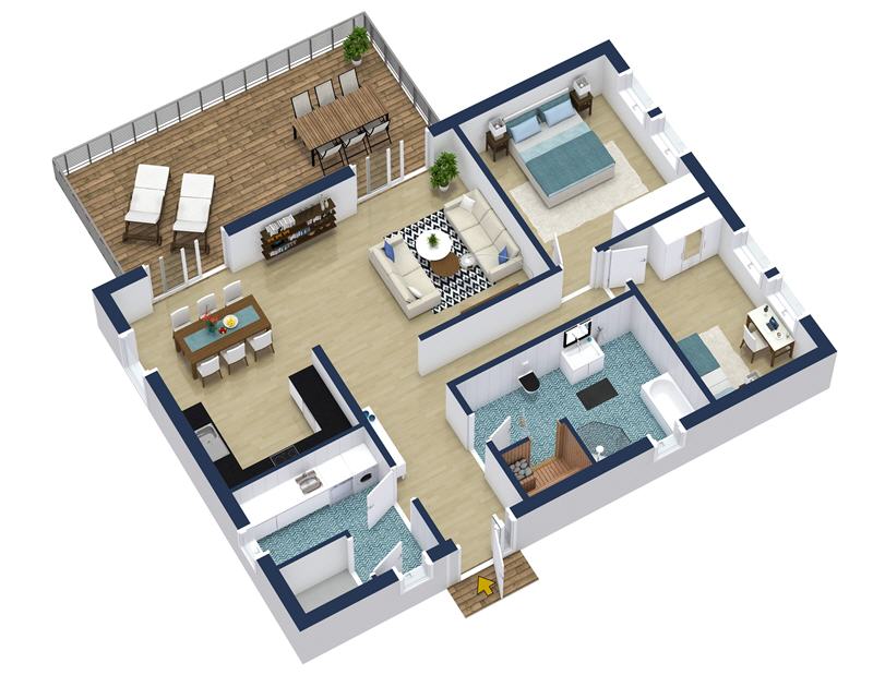 Customize 3D Floor Plans | RoomSketcher