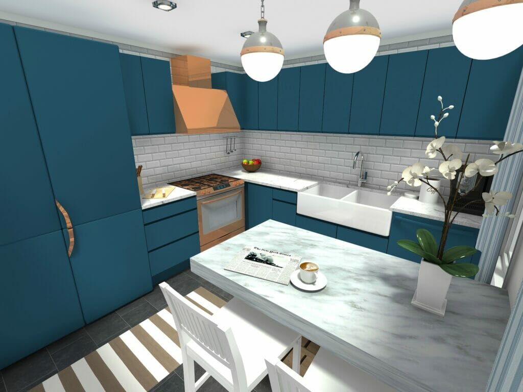 Kitchen Planner Roomsketcher,Small 2 Bedroom Apartment Design